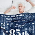 thumbnail image 7 of Yibo 90th Birthday Gifts for Women Blanket Flannel Soft and Comfortable Anti-static Bed Sofa Blanket, 7 of 7