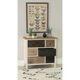 Powell Brighton Chest, White/Driftwood Tones