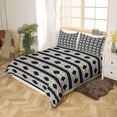 thumbnail image 3 of Southwest Native Comforter Cover Aztec Duvet Cover,Ethnic Tribe Arrow Western Bedding Sets Queen Retro Exotic Nordic Style Bed Set,African Indian Tribal Geometry Bohemian Decor,Brown Blue, 3 of 5
