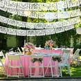 thumbnail image 7 of 6 Pcs Papel Picado Mexican Wedding Cielito Lindo Mi Bautizo Party Decor 118 Feet Dia De Los Muertos Decor Banner for Altar Mexican Wedding Birthday (White,Mi Bautizo), 7 of 7