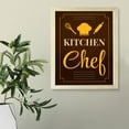 thumbnail image 6 of Designs ByLITA Kitchen Chef, 11 x 14 White Framed Wall Art Print | Funny Home Decor, 6 of 7