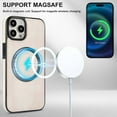 thumbnail image 6 of for iPhone 14 Case with 2-in-1 Detachable Magnetic Wallet 4 Card Slots and 1 Zipper Bag Compatible MagSafe and RFID Blocking Stand Wireless Charging-7 Color, 6 of 8