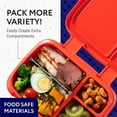 thumbnail image 5 of IMPRESA Pack of 3 Lunch Box Divider Inserts Compatible with Bentgo Fresh & Pop Models Tray Dividers - Meal Prep Organizers & Portion Control - Food Grade Plastic, Microwave Oven & Dishwasher Safe, 5 of 6