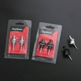 thumbnail image 6 of 2 Pcs Guitar Strap Locks Round Head Buttons for Acoustic Electric Bass PartsBlack, 6 of 9