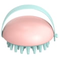 thumbnail image 4 of Wosthever Cepillo para lavar la cabeza Peine para masaje del cuero cabelludo Bolsa de aire elástica TPR Herramienta para fregar la ducha del baño, Rosa Type2 NO2, 4 of 6