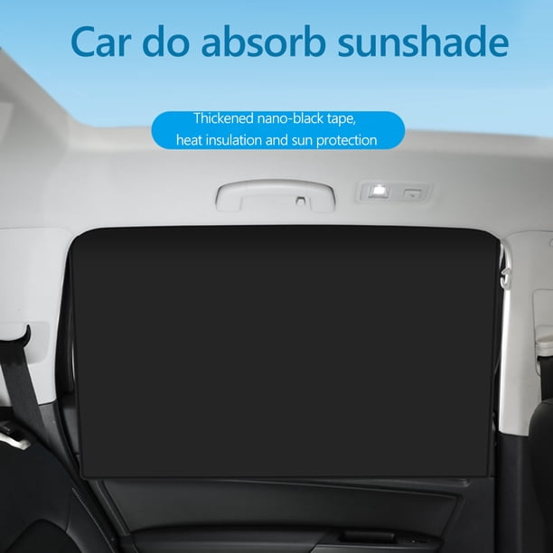Cubierta de parasol para ventana lateral de cochecortina de ventana de protección de verano para parte delantera/trasera Likrtyny Accesorios para autos y motos