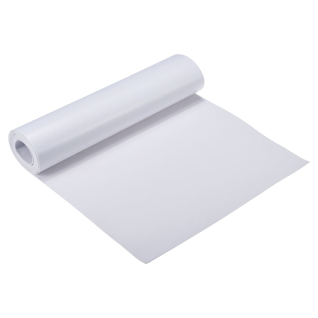Uxcell EVA Foam Sheets Black Self Adhesive Back 1mm Thickness White 1mm