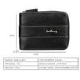 thumbnail image 4 of Zipper Wallet for Men Leather Zip Around Purse Bifold ID Window with Coin Pocket, 4 of 4