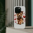 thumbnail image 4 of DistinctInk MagSafe Tough Case for Apple iPhone 15 Pro Max (6.7" Screen) - Valentine's Day Norfolk Terrier - Slim Profile Design, 4 of 6