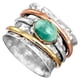 thumbnail image 2 of Anillos para mujer, regalos para mujer Anillos para hombre y mujer con baño de turquesa que revelan tu personalidad anillo de moda, 2 of 3