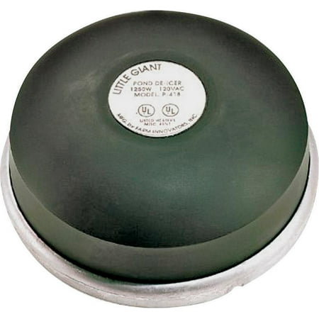 Little Giant 566049 Pond De-Icer, 50 to 600 gal Tank, 10 ft L Cord, 1200 W