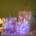 thumbnail image 3 of Gxrteck 12Pcs Gift Bags, Clear Holiday Bags with Handles for Birthdays or Any Occasion, 3 of 11