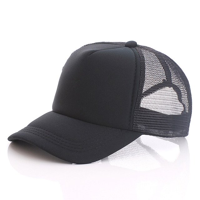 Custom Hat with Logo Printing Polyester Mesh Trucker Hat Adjustable Dad DIY Logo Baseball Cap For Men WomenNo Logo&Adult Gao Jinjia LED