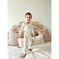 Milkberry Soft Bamboo Pajamas Toddler Pajama Set Boys in Cream Golf