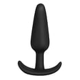 thumbnail image 1 of Tout-en-un Plug-Fesses 5 Pouces - Noir, 1 of 2