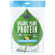 Organic Plant Protien Smooth Vanilla By Garden Of Life - 9 Ounces