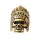 thumbnail image 5 of de plateada de material acero inoxidable plateado indio 3D Rock de para hombre Tamaño ornamental US7- Tamaño 10 Fernando Anillo de calavera india, 5 of 8
