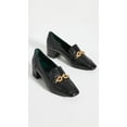 thumbnail image 4 of Tory Burch Women's Jessa Heeled Loafers 45mm, Perfect Black Leather Shoes, 4 of 4