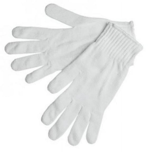 MCR Safety 127-9506M Medium Cotton Heavyweight String Gloves, Natural - Pack of 12