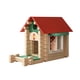 thumbnail image 2 of Casa pequeña de logaritmo Natural para niños, bloques de construcción educativos de Educación Temprana, juego de ensamblaje de construcción, Juguetes, 2 of 5