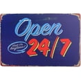 thumbnail image 1 of Come in We're OPEN Metal Tin Sign Vintage Plaque Wall Decor, 1 of 4
