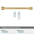 thumbnail image 5 of Amerock Lintel 7-9/16 inch (192mm) Center-to-Center Champagne Bronze Cabinet Pull, 5 of 7