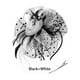 thumbnail image 2 of Guardurnaity Tocado de plumas Vintage para mujer, velo de estilo Retro, tocado de flores para boda, fiesta, Club, carreras de caballos, eventos, Ropa, zapatos y accesorios Miscelánea Negro+blanco, 2 of 6