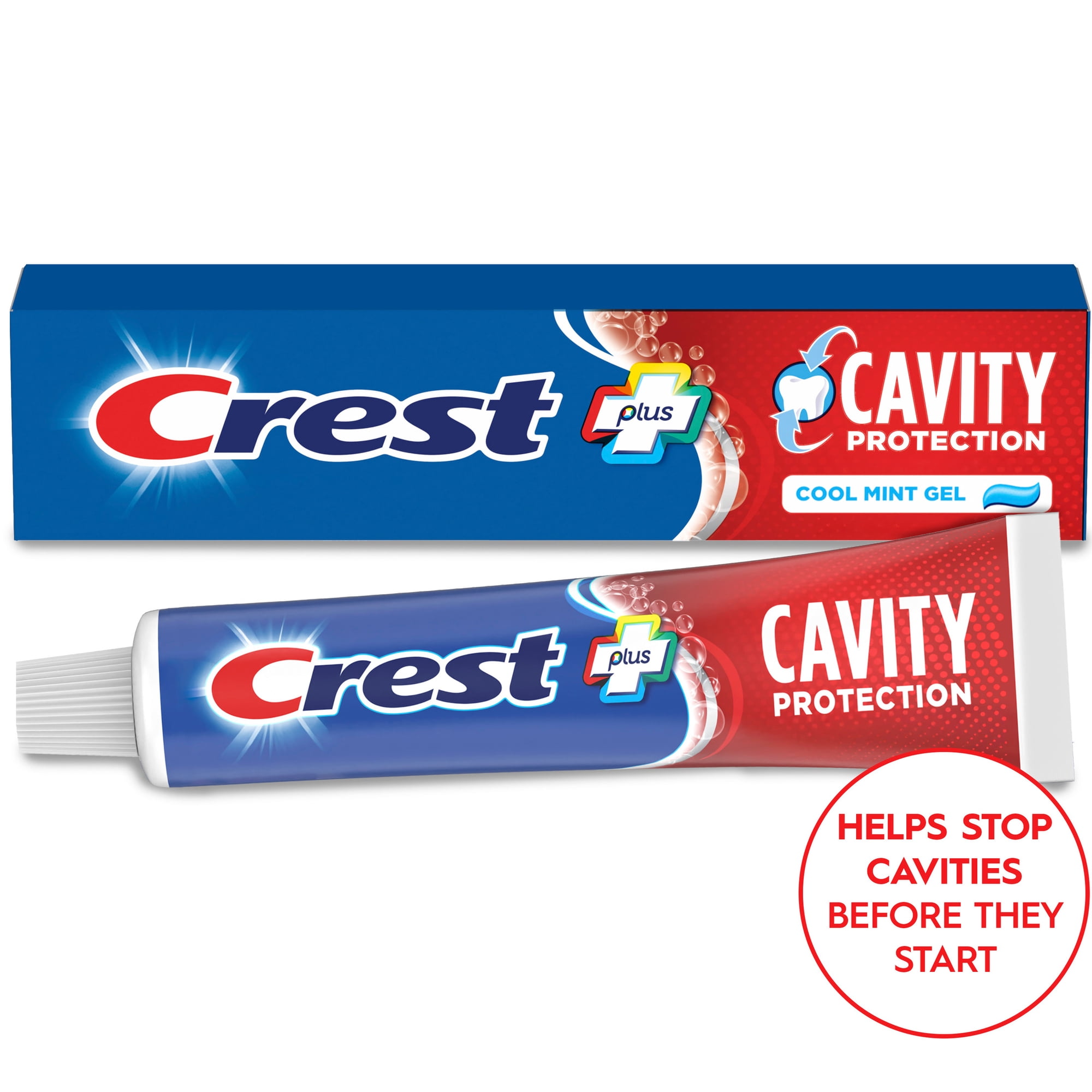 Crest Cavity Protection Toothpaste Gel, Cool Mint, 5.7 oz
