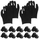 thumbnail image 3 of EeaseMX 12 pares de guantes de algodón, guantes de protección laboral, guantes de trabajo cómodos, guantes de protección para las manos, negros, talla M (gruesos)., 3 of 7