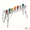 63 inch Upgraded, variant on Folding Scaffolding, Portable Work Platform With 650-850 Lbs Capacity, Adjustable Height Step Ladder, Ed. Non-Slip Drywall Painting Stool For Home Improvement, Car Washing, Free Gloves Included.