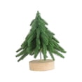 thumbnail image 4 of Tabletop Mini Christmas Tree Flocked Christmas Tree Miniature Tree Ornament Artificial Christmas Tree for Shelf Fireplace without Snow S, 4 of 8