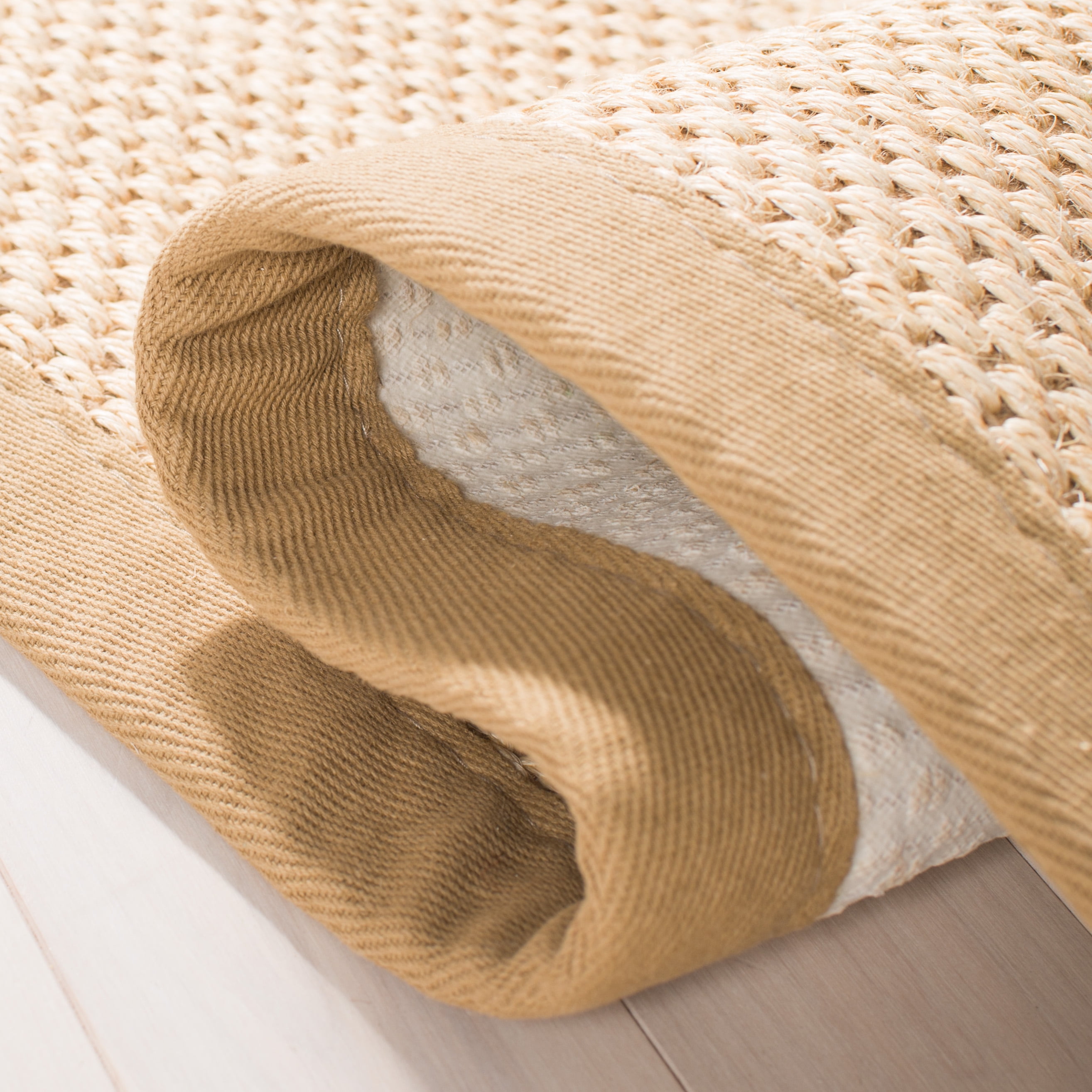 Safavieh Natural Fiber Jovana Solid Area Rug, Maize/Linen, 10' x 14'