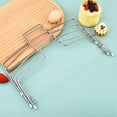 thumbnail image 3 of Stainless Steel Cheese Slicer Wire Cutter Adjustable Thickness Ergonomic Handle for Kitchen Baking Use, 3 of 5