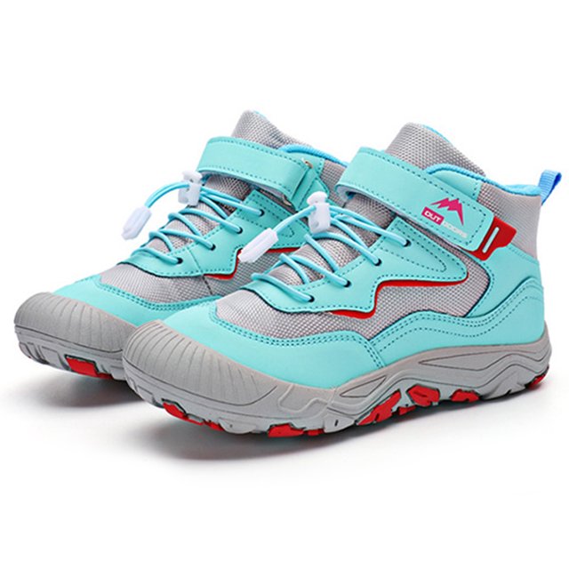 Zapatos de senderismo para niños y niñas, zapatillas de deporte para niños, botas de trekking al aire libre (azul claro 30) Ndcxsfigh Tenis De Mujer Tenis De Hombre