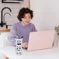 thumbnail image 3 of Panda Tumbler, Cute Panda Gifts for Girls Women, Panda Water Bottle/Coffee Travel Mug, Panda Stuff/Panda Party Supplies/Decor, Kung Fu Panda Cup, Panda Presents, Panda Things for Women, Panda Cup 20Oz, 3 of 6