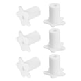 thumbnail image 1 of 6Pcs Cable Grommet for 5/8 Inch Wall Hole, Silicone Cable Routing Kit Wall Cable Pass Through Accessories(White), 1 of 6