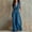 Navy, variant on Hueook Cotton Womens Jumpsuit Plus Size Rompers Casual Trendy Flared Sleeveless Full-Length Trousers Blue 2X