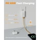 thumbnail image 2 of Cargador de pared USB C TESSAN Ultra Slim de 65 W de carga rápida, 2 of 6