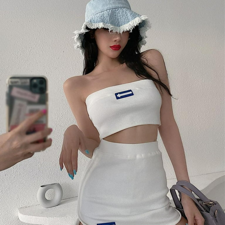Strapless shirt outfits cheap