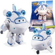 Super Wings Transformer Toys 5" Action Figure Supercharged Tobot Astra, 2 in 1 Rescue Bots Transforming Airplane Robot Toys, Educational Toys for Boys and Girls Age 3+, Gifts for Preschool Kids