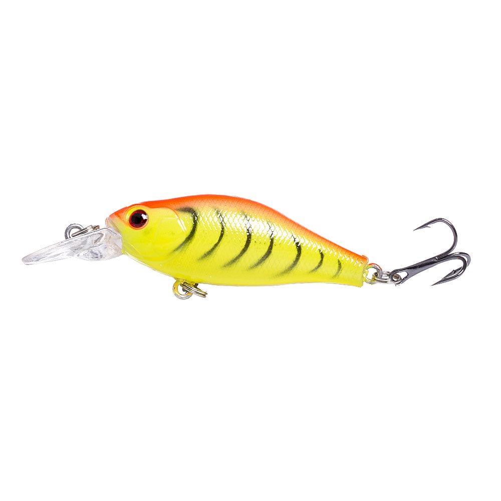 HENGJIA Fishing Lures Shallow Deep Diving Swimbait Crankbait Fishing Wobble Hard Baits Plopper Fishing Lure for Bass Trout Freshwater and Saltwater