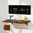 thumbnail image 5 of Mcombo Wall Mounted Workbench with Solid Wooden Tabletop AD90, 5 of 7