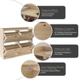 thumbnail image 6 of Roromall Shoe Storage Cabinet with 4 Flip Drawers, Narrow Shoe Cabinet for Entryway, Freestanding Hidden Shoe Rack Organizer for Hallway, Bedroom, Living Room, 6 of 7