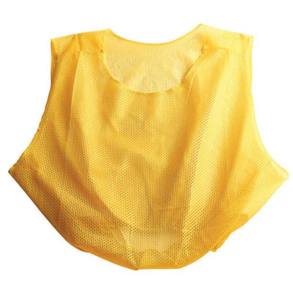 Gilet de Mêlée Sans Manches en Maille Polyester&44; Jaune Néon