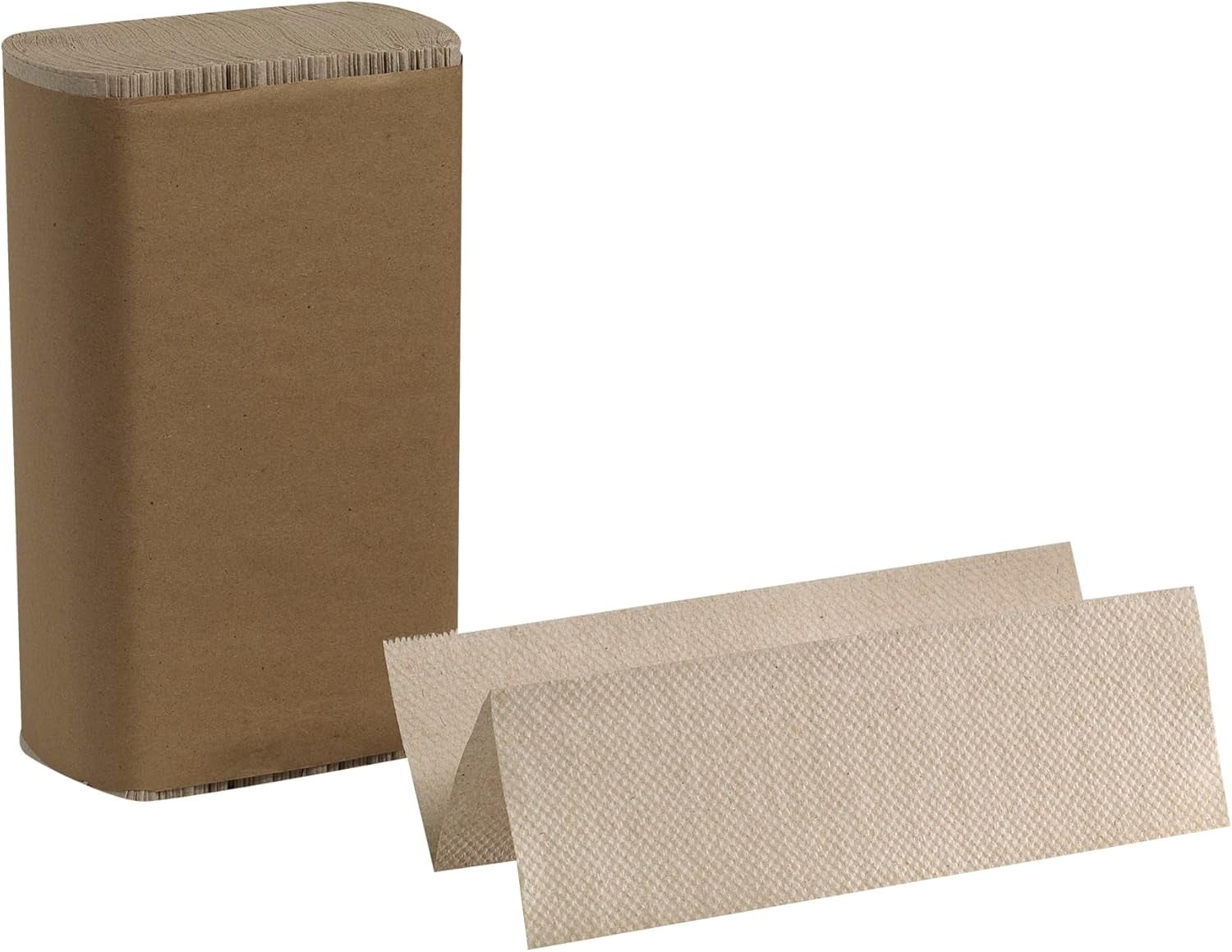 Pacific Blue Basic Recycled Multifold Paper Towels (23304), Brown, 250 Towels/Pack, 16 Packs/Case