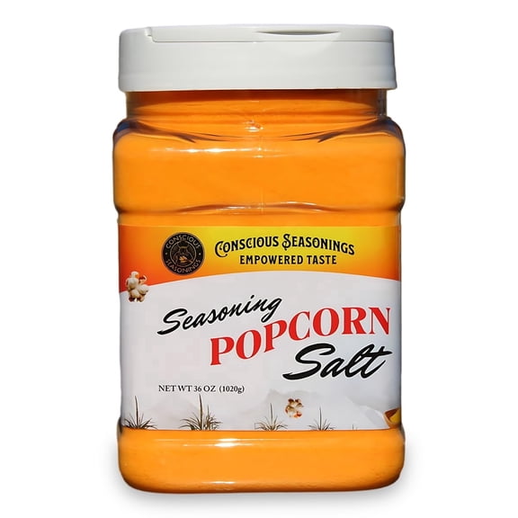 Popcorn Seasoning Salt - 36 oz | Seasoning Salt - Movie Theater Taste at Home - Perfect for Homemade Popcorn, Snack enhancements, and Cooking
