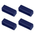 thumbnail image 1 of Unique Bargains Watch Band Strap Loops Silicone Watch Holder Keeper for 20mm Width Watch Band, Deep Blue 4 Pack, 1 of 5