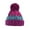 Winter Berries, variant on Beechfield Boys/Girls Corkscrew Pom Pom Beanie