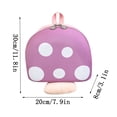 thumbnail image 6 of ddioayh Painterly Mushrooms Elementary School Backpack,Large Capacity Polyester School Bag with Ergonomic Straps, 6 of 6