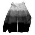 thumbnail image 5 of WZXFASHION Chandail à Capuchon Décontracté pour Femmes à Imprimé de Lettres avec Cordon et Fermeture Éclair Rabais de 50 % Liquidation Chandail à Col Roulé, 5 of 5